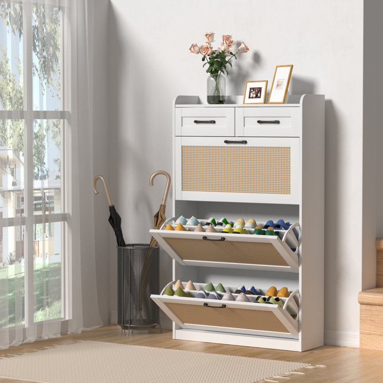 Shoe storage deals cabinet wayfair